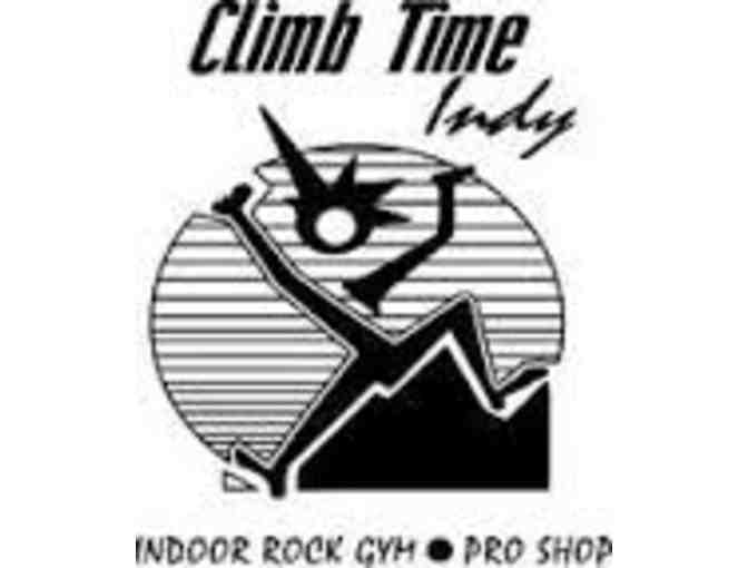 Climb Time Indy - TWO Indoor Rock Climbing passes