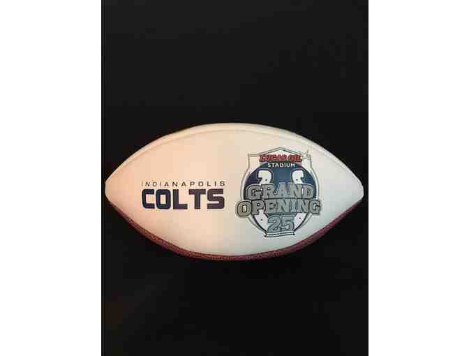 Indianapolis Colts #58 G Brackett graphic laser autographed football