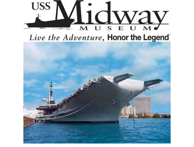 Family Pack of 4 Guest Passes USS Midway Museum