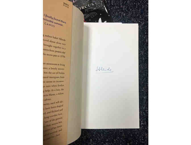 First Edition Signed Copy of Isabel Allende Novel