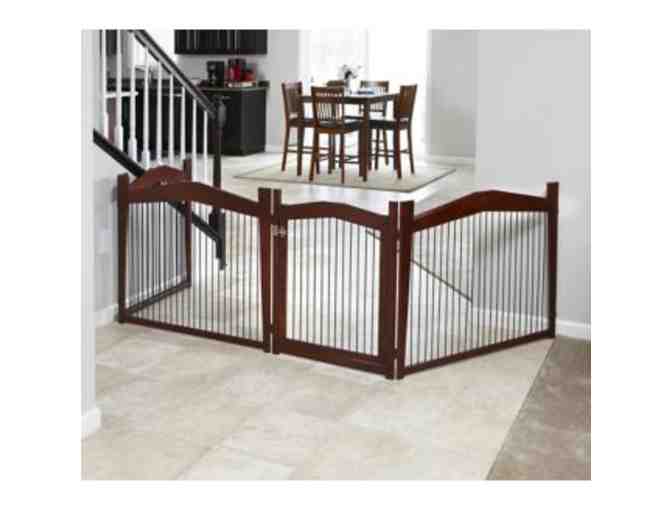 Merry Products 2-in-1 Configurable Single Door Furniture Style Dog Crate & Gate