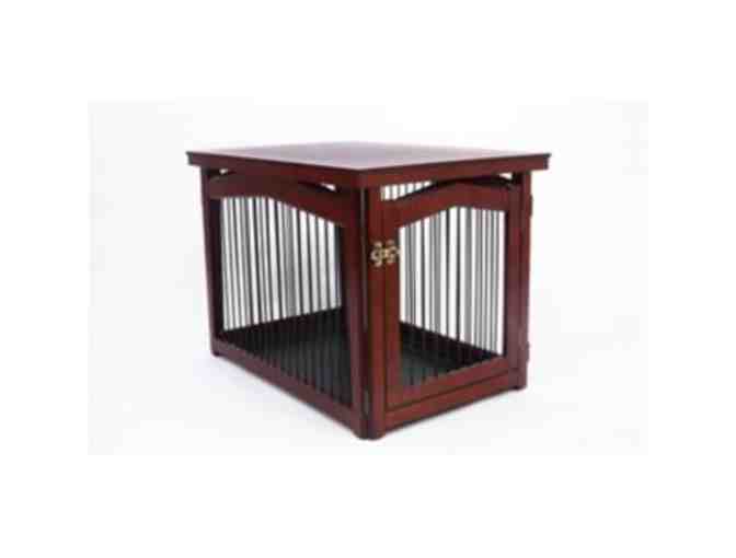 Merry Products 2-in-1 Configurable Single Door Furniture Style Dog Crate & Gate