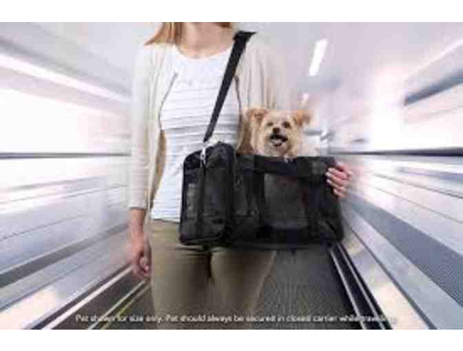 Gently Used Sherpa Original Deluxe Airline-Approved Pet Carrier and Quiet Time Mat