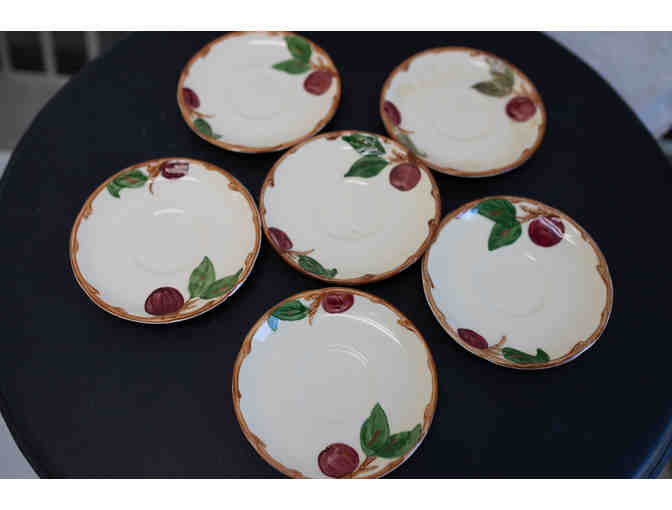 6 Vintage Franciscan Apple Salad Plates