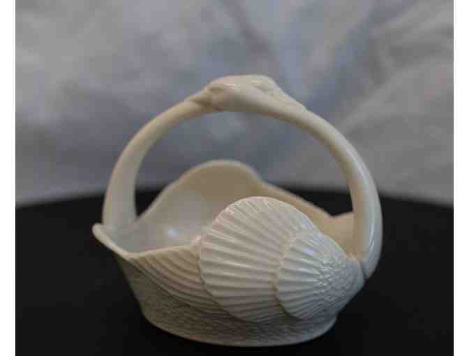 Small Lenox Swan Basket