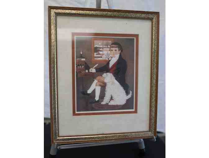 Charles Wysocki Young Boy with Dog