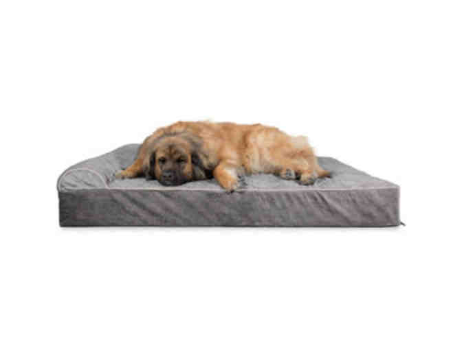 New FurHaven Quilted Goliath Chaise Bolster Dog Bed