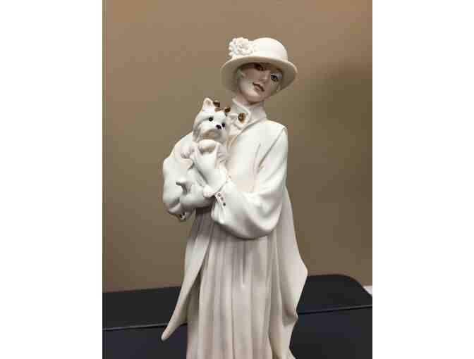 Giuseppe Armani Figurine 'Young Lady with Yorkie'