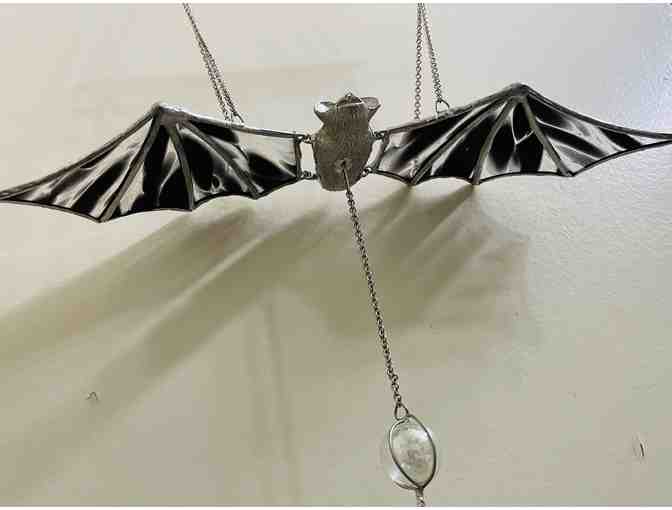 Flapping Bat Stained Glass by Dragonfly Stained Glass Studio