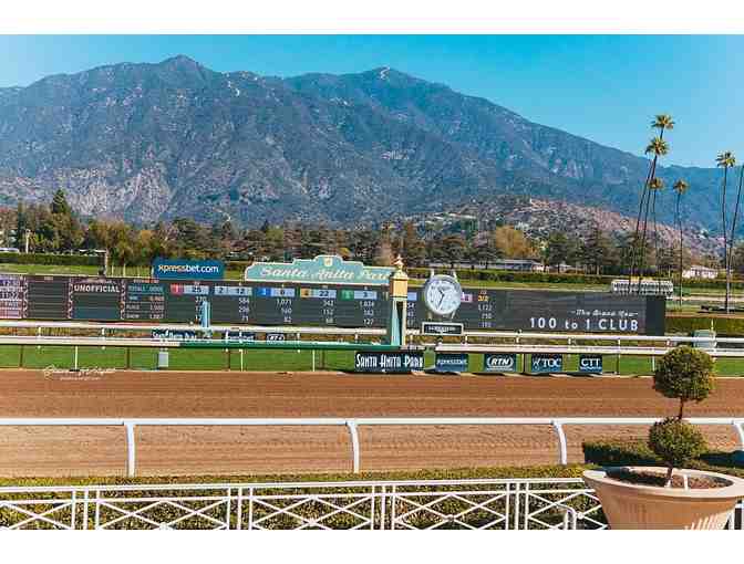 Santa Anita Racetrack-4 Clubhouse Passes and Valet Parking Pass