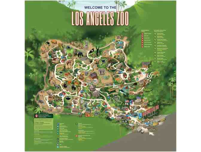 Los Angeles Zoo VIP Exclusive CART TOUR and Admission for 6 Guests