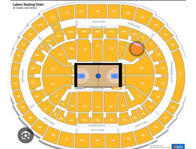 2 Tickets to L.A. Lakers vs. Atlanta Hawks Basketball Game