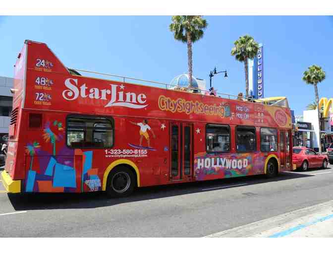 Starline Tours - (2) Tickets for City Sightseeing Double Decker Bus - Photo 1