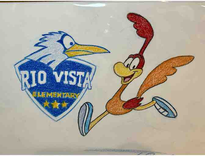 Custom Rio Vista Art by Tiny Toons Animator Tom Reugger