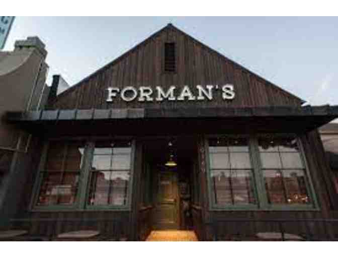 Forman's Whiskey Tavern $50 Gift Card