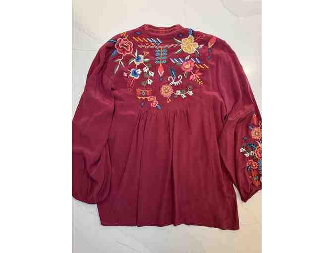Johnny Was Tunic Blouse, Size M - Photo 2