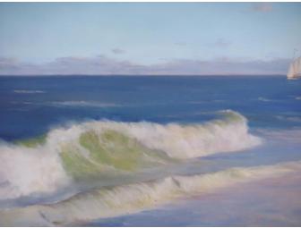 'Waves of Light' oil on panel by Arnold Desmarais