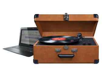 CR249 Crosley Keepsake USB Turntable and Classic, 1950s Bach record