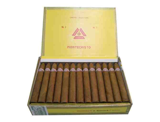 Box of 25 Montecristo #2 Cuban Cigars - Photo 1