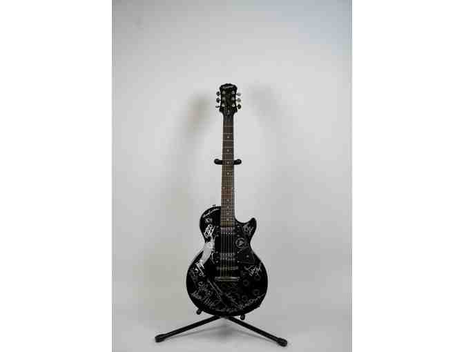 Les Paul Studio Ebony Ch Hdwe, Signed by all performers at '09 AMM tribute to Janis Joplin