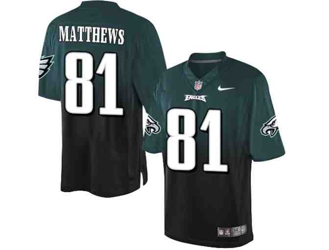 Autographed Authentic Eagles Jersey #81