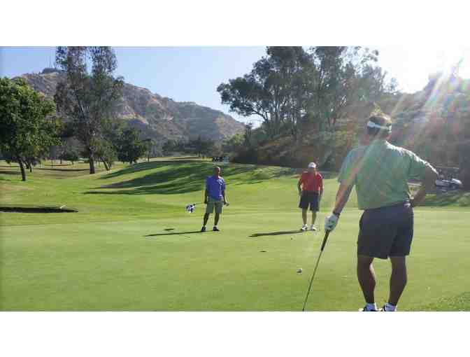 Green fees for a foursome  (Cart included) at Scholl Canyon Golf and Tennis Club