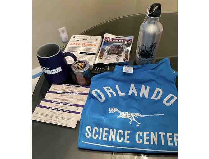 Special Gift Bag from The Orlando Science Center Including Four (4) Admission Tickets