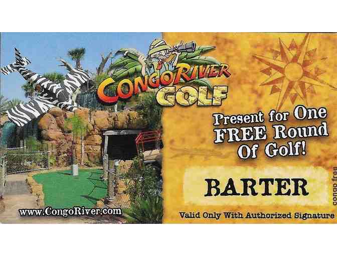 Four (4) Congo River Golf Tickets (each for One FREE Round of Golf)