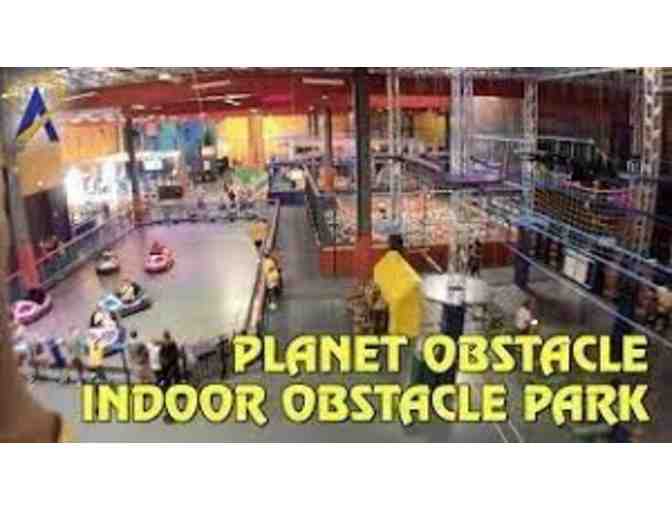 Four (4) Certificates to Planet Obstacle - World's Largest Indoor Obstacle Park