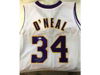 Shaquille O'Neal Autograph Lakers Jersey