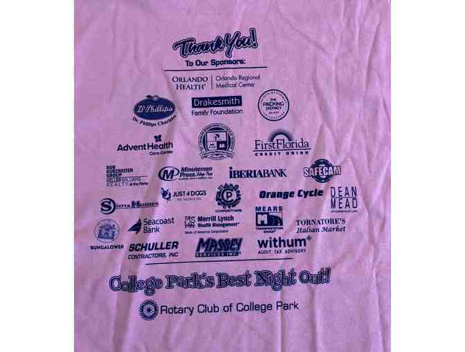 Past Taste of College Park T-Shirts Pink - XL only - Photo 2