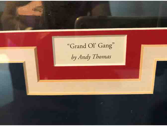 'Grand Ol' Gang' print signed by artist Andy Thomas