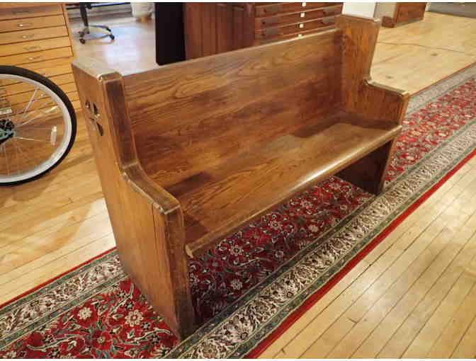 5' 0' Church Pew with Arm Rests