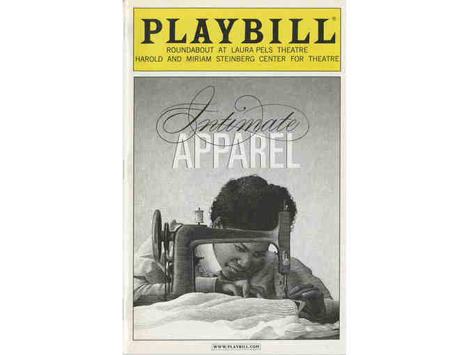 INTIMATE APPAREL Benefit Reading Playbill Signed by VIOLA DAVIS and the Cast
