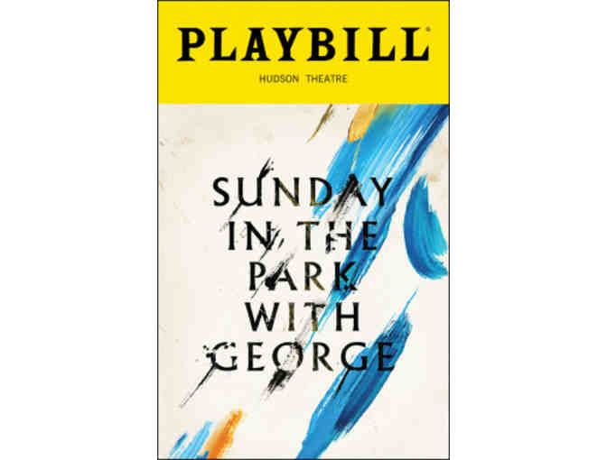 SUNDAY IN THE PARK WITH GEORGE Opening Night Playbill