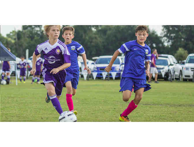 Orlando City Soccer Club - A Team Autographed Soccer Ball and Goodies