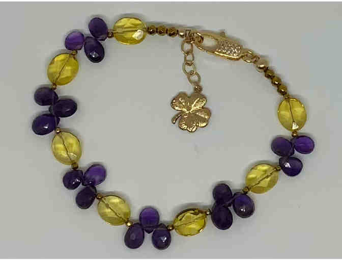 'Lucky Lakers' Bracelet by Lori Hartwell