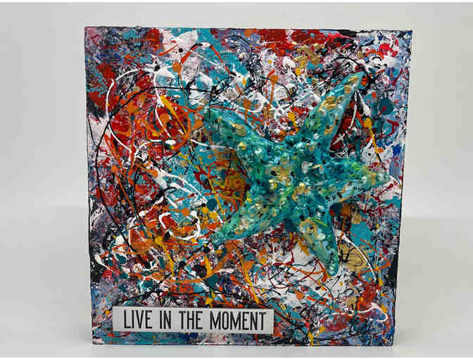 'Live in the Moment' Giftable Original Art by Lori Hartwell