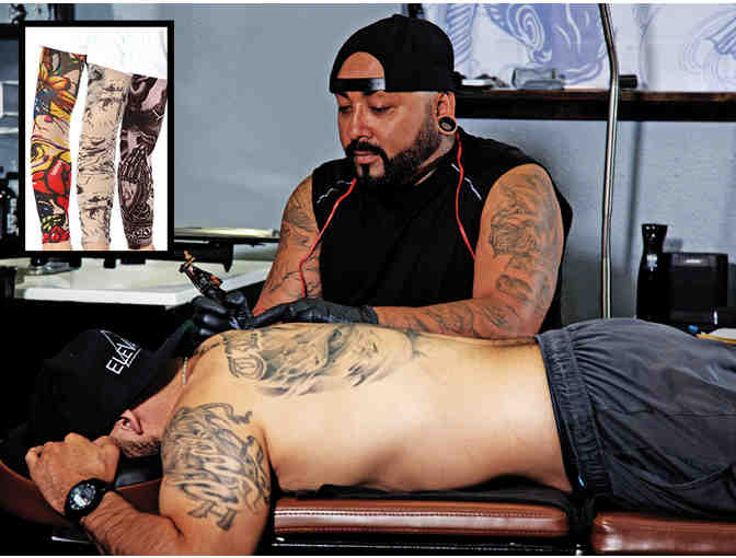$250 Tattoo Gift Certificate and Fun Reusable Tattoo Sleeves