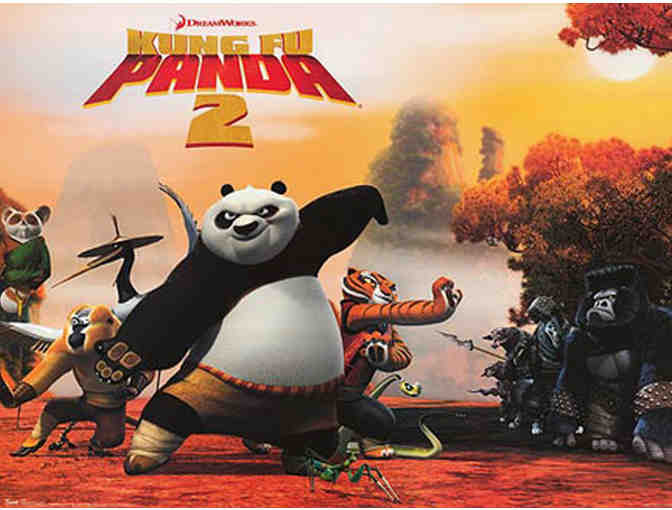 Large Kung Fu Panda Poster signed by Jack Black