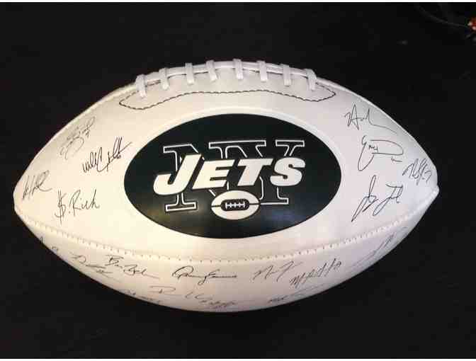 NY Jets 2014 Team Signed Replica Football
