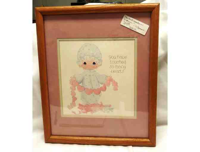 'Touched Hearts' matted/framed picture