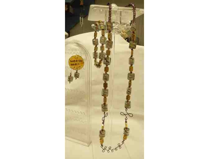 Handcrafted necklace, earrings & bracelet