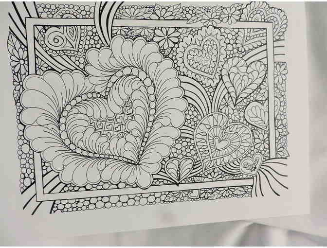 These Were In My Pen All Along adult coloring book by Nashua Artist