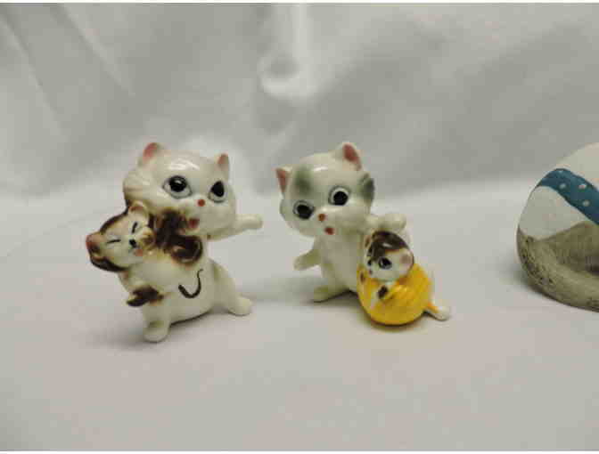 3 more collectible cat figurines