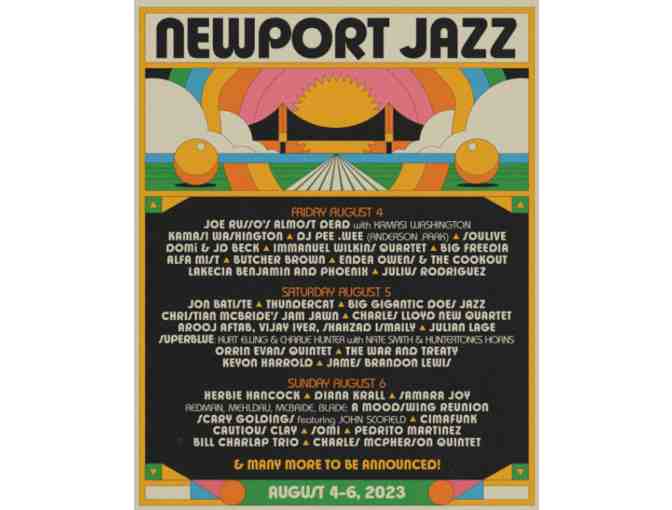 Two (2) Newport Jazz Festival Tickets with Parking - Photo 2
