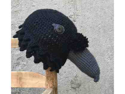 Hand-Crafted Raven Hat!