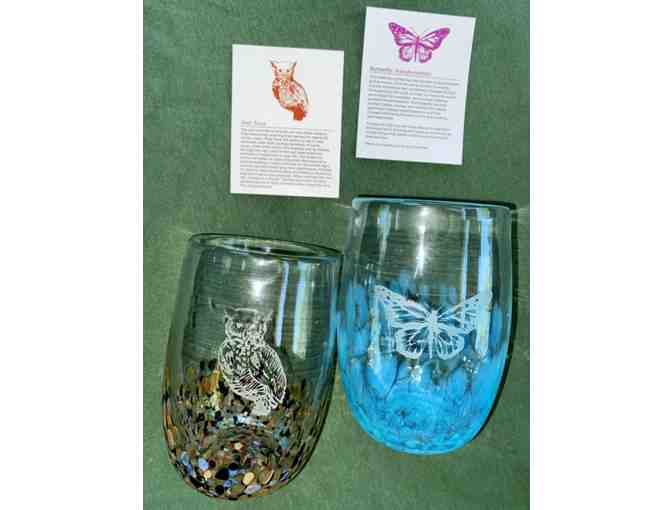 A Glass Ornament Blowing Class For Two & Two Stemless Wine Glasses! - Photo 3