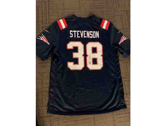 New England Patriots Jersey Signed by Rhamondre Stevenson