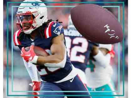 Football Signed by Patriots Safety, Kyle Dugger